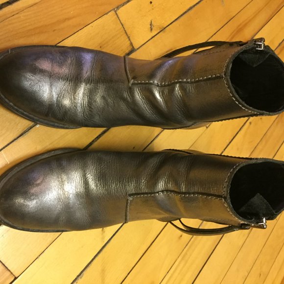 Acne Studios Pistol Boot Short silver leather 37 - Picture 6 of 11